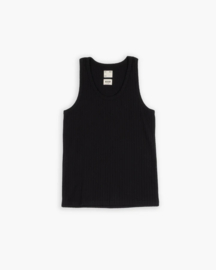 Eat Dust Tank Top Mesh Cotton Black