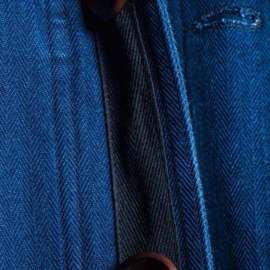 Fleurs de Bagne La Veste Bourgeron Mets Indigo HBT