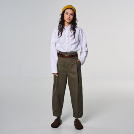 Girls of Dust Maxi Shirt Oxford White