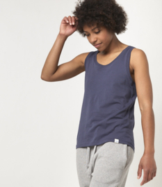 Merz b. Schwanen Singlet Denim Blue