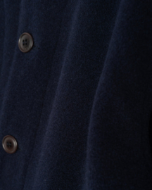Eat Dust Officer Cardigan Pachuca Wool Navy