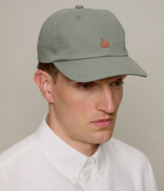 Merz b. Schwanen Swan Logo Cotton Twill Cap Light Army/Nut