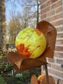 3 Bloemen met Glasbol