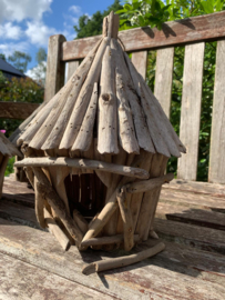 Vogelhuis driftwood L