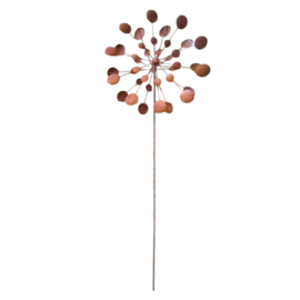 Windmolen, zonnestelsel in roest, 240x80cm