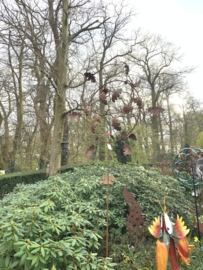 Windmolen Eik, in roest, 300x123cm