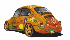 VW Volkswagen Beetle oranje
