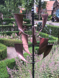 Windsculpture   'zeilschip' RVS