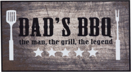 Dad's BBQ mat