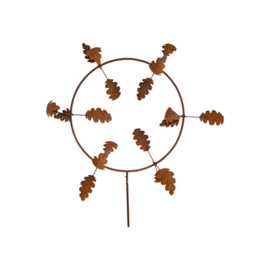 Windmolen Eik, in roest, 300x123cm