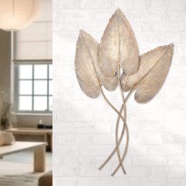 Wanddecoratie metaal – Golen Leaves (92 cm)