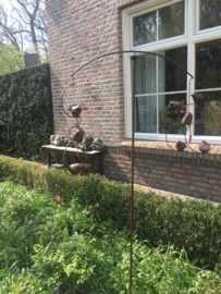 Tuinsteker balans met vogeltjes