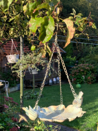 Vogelbad blad set van 2