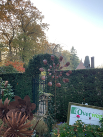 Windmolen, zonnestelsel in roest, 240x80cm