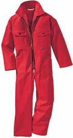 Kinderoverall rood of blauw maat