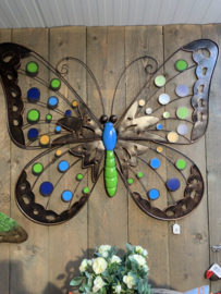 Vlinder wanddecoratie XL