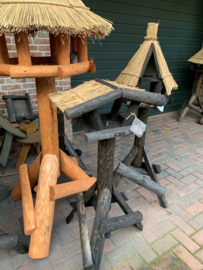 Vogelhuis/voederhuis rieten dak