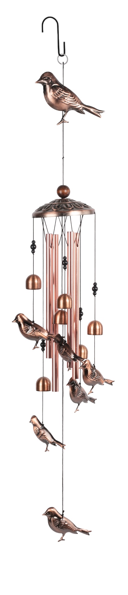 Windgong vogels en bellen