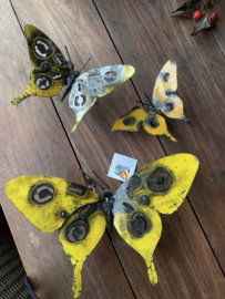 Muurdecoratie vlinder set van 3