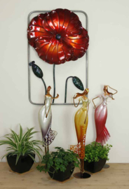 Wanddeco grote klaproos