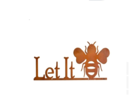 Muurdecoratie Let it bee Ecoroest®