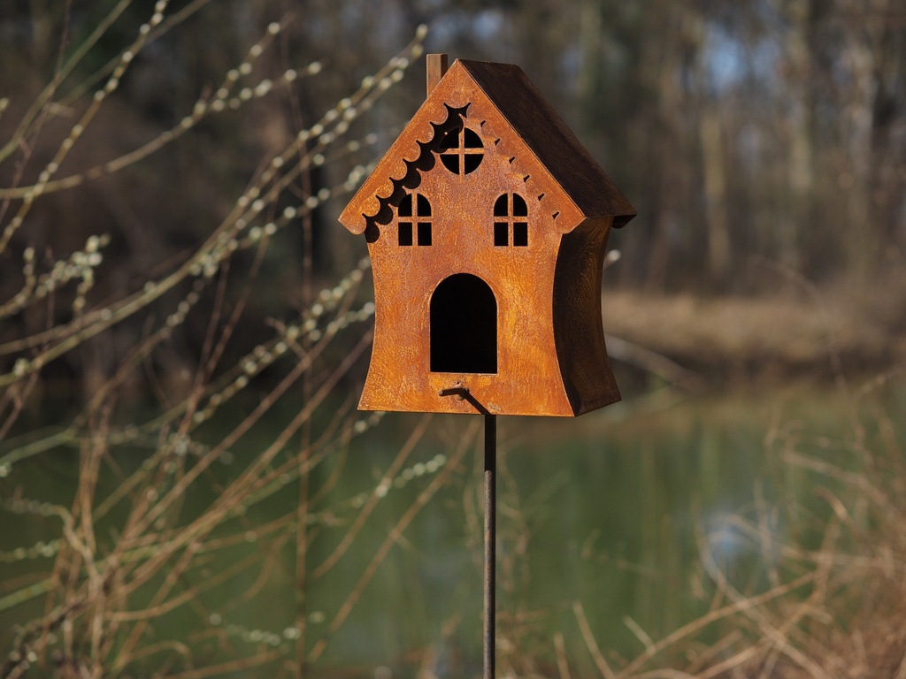Tuinsteker vogelhuis ecoroest