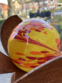 3 Bloemen met Glasbol