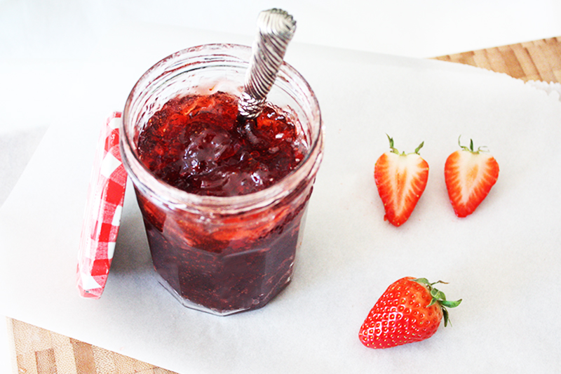 Zelf aardbeienjam maken, complete cadeauset