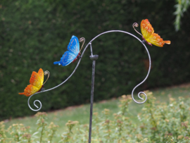 Tuinsteker gekleurde vlinders