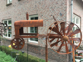 Tuinsteker balans tractor roest