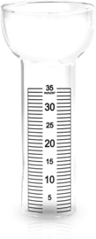 Los glas  voor regenmeter 35mm