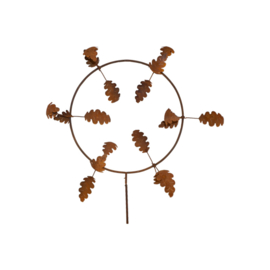 Windmolen Eik, in roest, 300x123cm