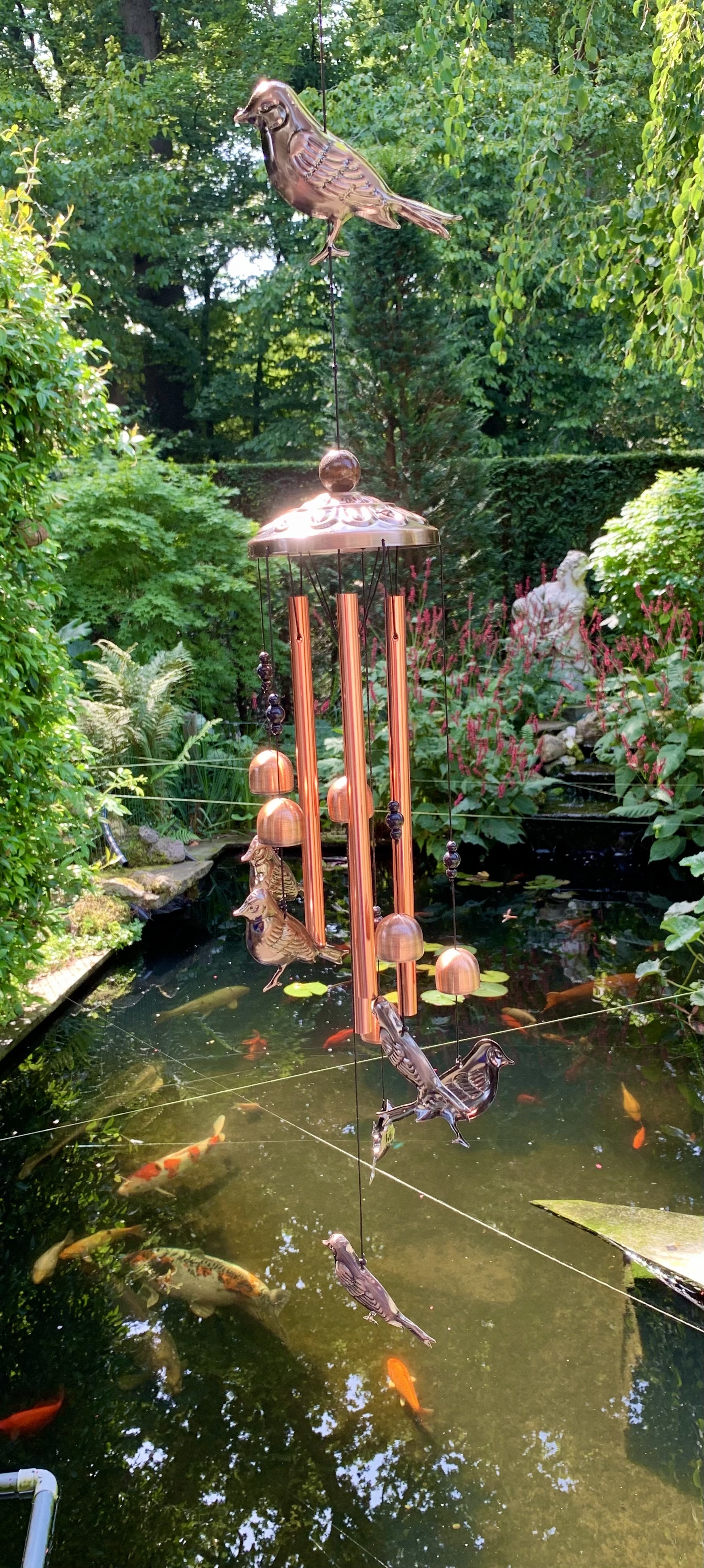 Windgong vogels en bellen