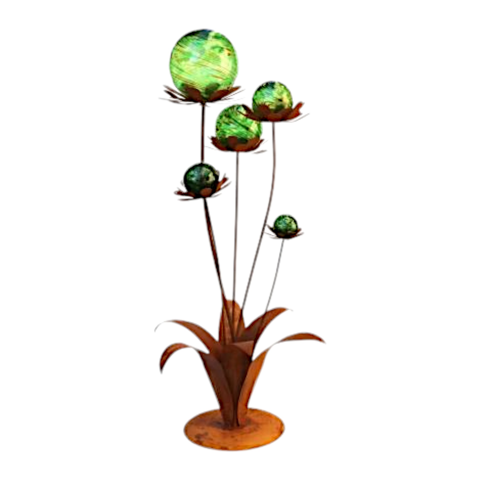 5 Bloemen met Glasbol