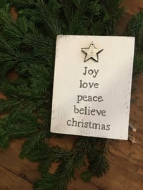 Tekstbord Kerst