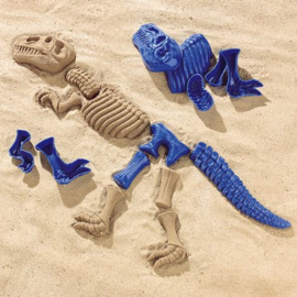Dino maken met zand