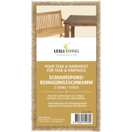 Scrubbing pads voor het reinigen van hout