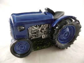 Spaarpot tractor blauw
