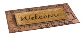 Buitenmat  Welcome met post stempel