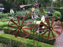 Tuinsteker groot balans fiets roest