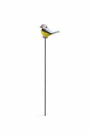 Vogel op staaf, glas