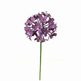 Paarse bloem van metaal