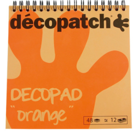 Decopad 'orange' minivellen