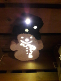 Sneeuwpop DIY-pakket met lichtjes
