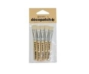 Decopatch Penseel, klein, kinder formaat,  5 stuks