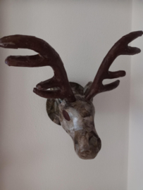 NO029, rendierhoofd, DIY pakket Décopatch