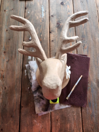 NO029, rendierhoofd, DIY pakket Décopatch
