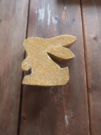 Paashaas doos,  BT052C, DIY pakket Décopatch