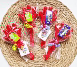 Zwaai handjes afscheid traktatie