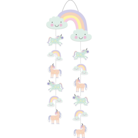 Unicorn en Regenbogen hangdecoratie